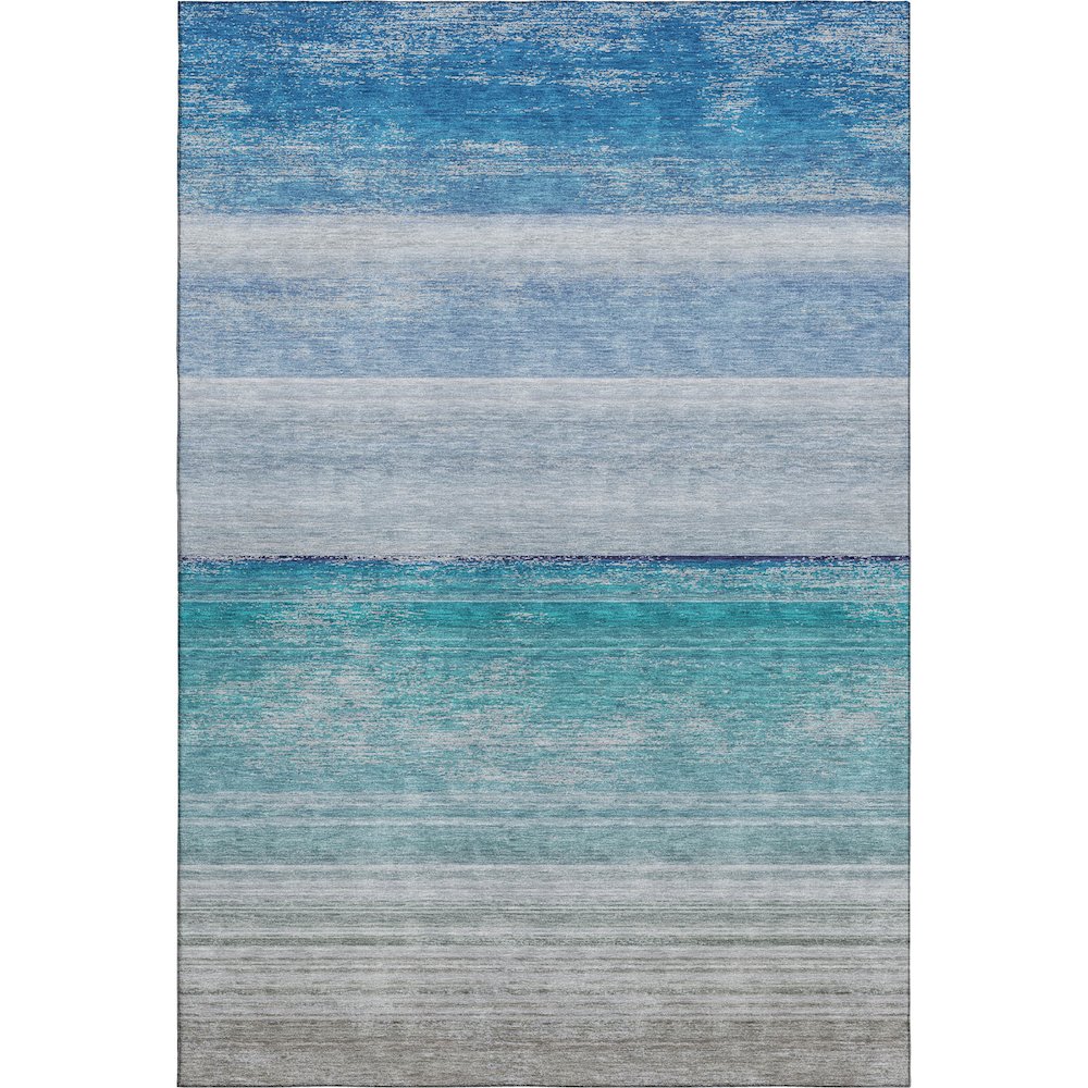 Machine Washable Indoor/Outdoor Pacifica Sky 9' x 12' Rug. Picture 1