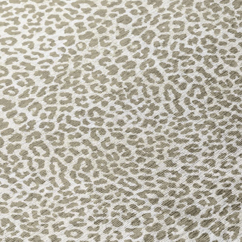 Safari Taupe Animal Animal Print 3' x 5' Area Rug Taupe ASF32. Picture 5