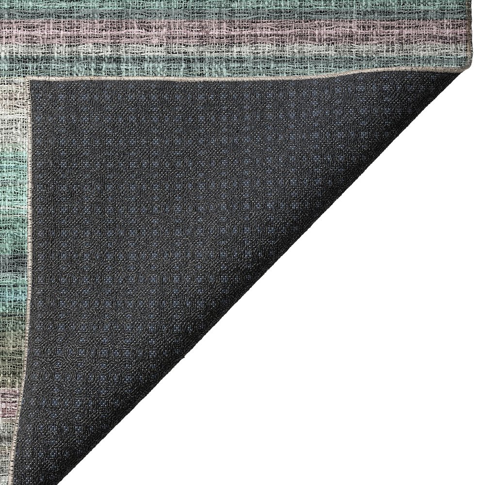 Luxury Washable Indoor/Outdoor Portico Sage 5' x 7'6" Rug. Picture 4