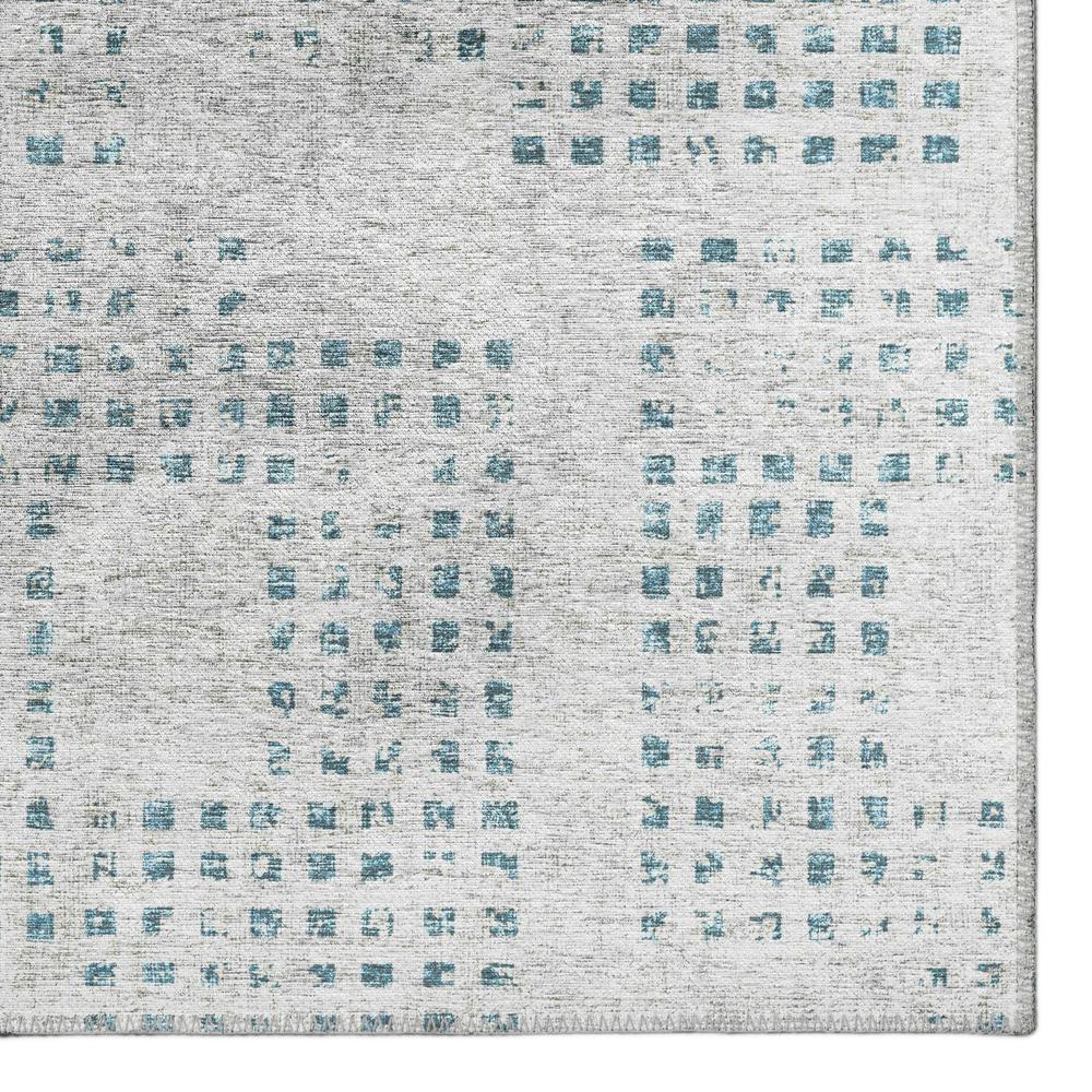 Eleanor Silver Contemporary Geometric 3' x 5' Area Rug Silver AER31. Picture 2