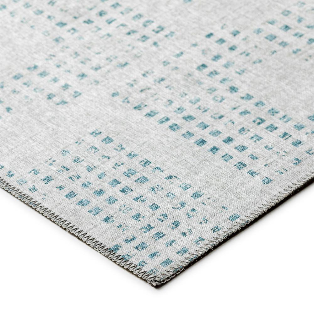 Eleanor Silver Contemporary Geometric 3' x 5' Area Rug Silver AER31. Picture 3