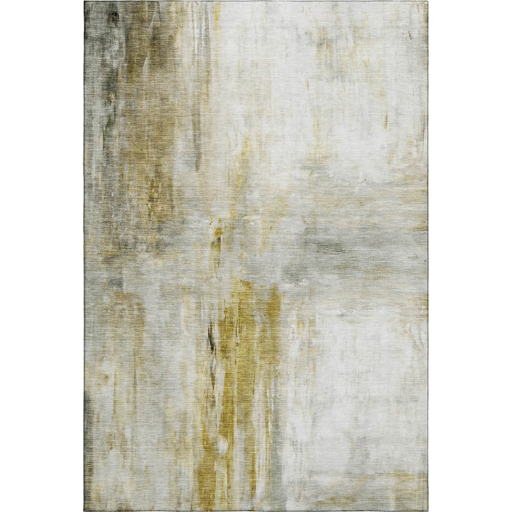 Luxury Washable Indoor/Outdoor Ravenna Taupe 9' x 12' Rug. Picture 1