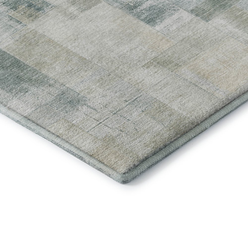 Luxury Washable Indoor/Outdoor Ravenna Seafoam 5' x 7'6" Rug. Picture 2