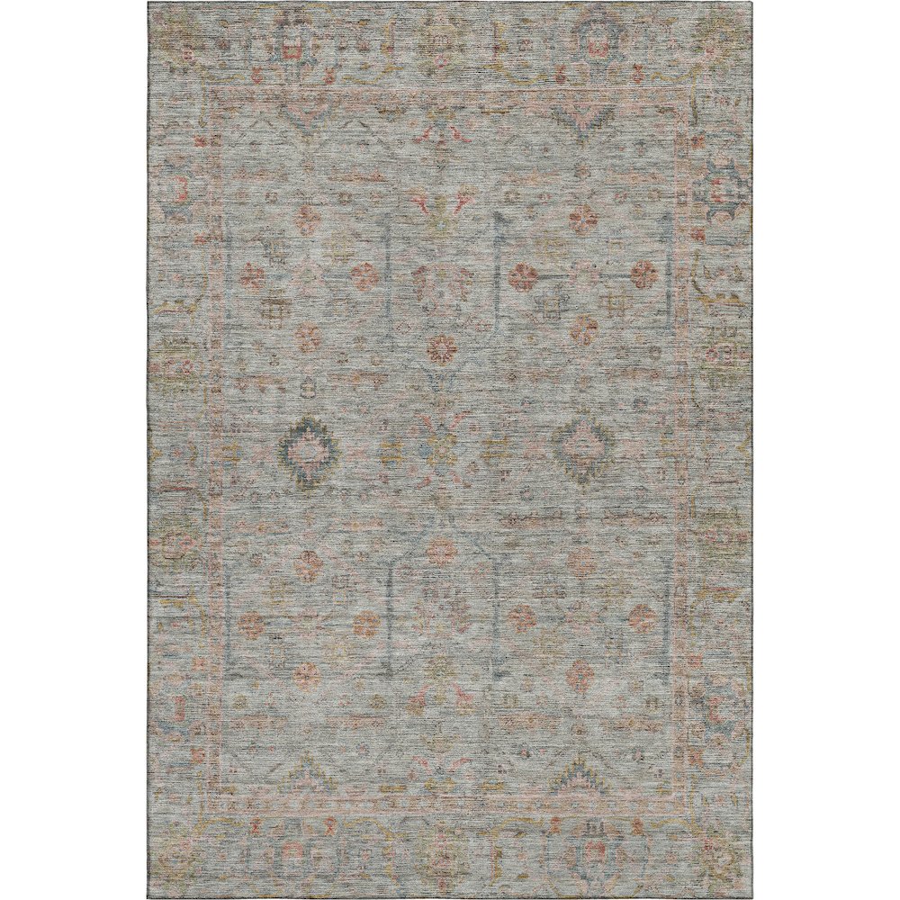 Luxury Washable Indoor/Outdoor Ravenna Taupe 9' x 12' Rug. Picture 1