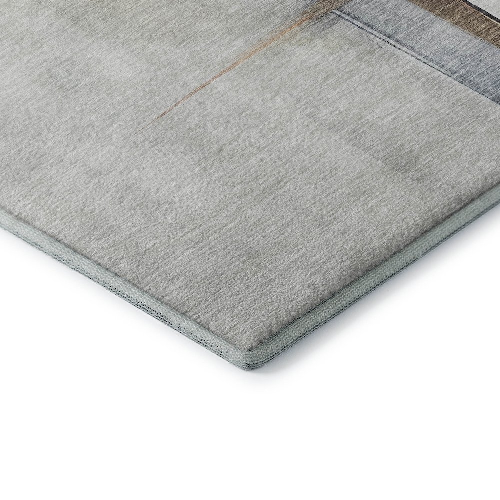 Luxury Washable Indoor/Outdoor Ravenna Blue 5' x 7'6" Rug. Picture 2