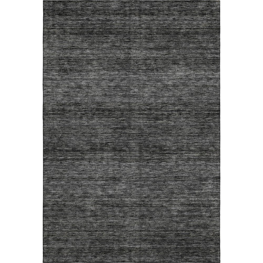 Luxury Washable Indoor/Outdoor Soft Essentials SE1 Gray 9' x 12' Rug. Picture 1