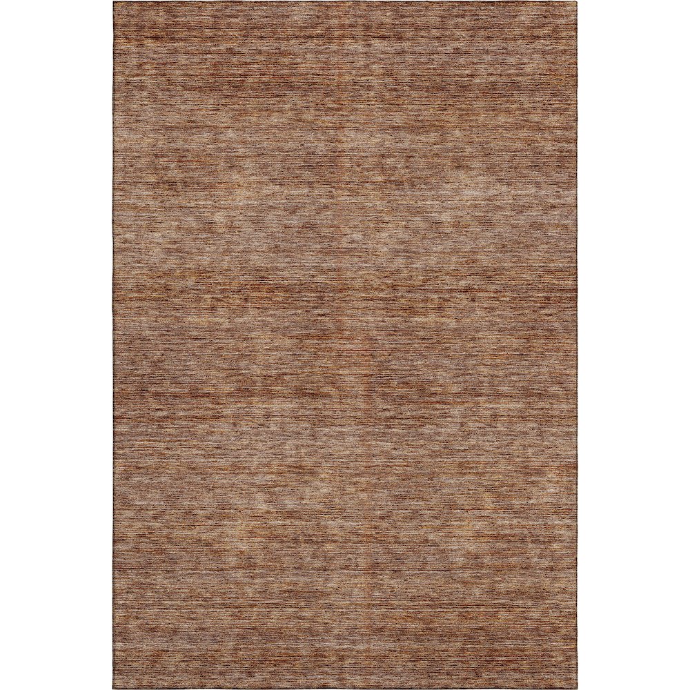Luxury Washable Indoor/Outdoor Soft Essentials SE1 Orange 9' x 12' Rug. Picture 1