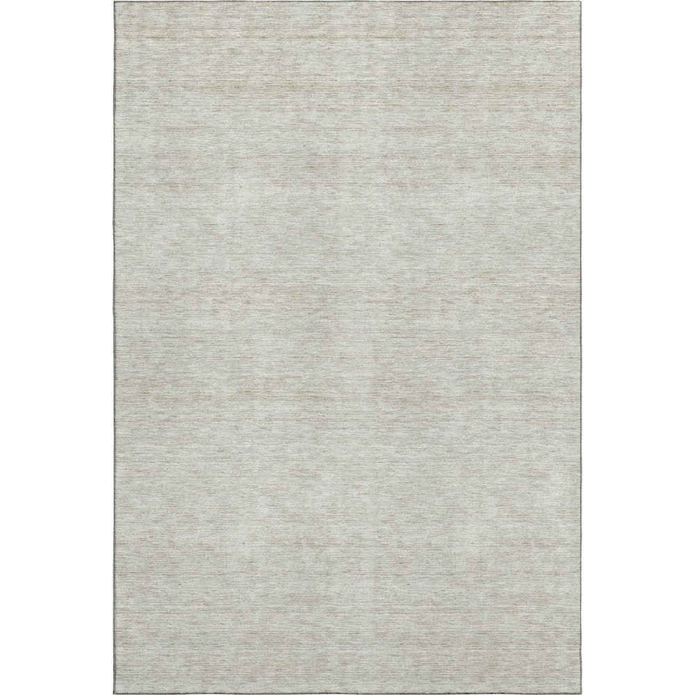Luxury Washable Indoor/Outdoor Soft Essentials SE1 Ivory 9' x 12' Rug. Picture 1