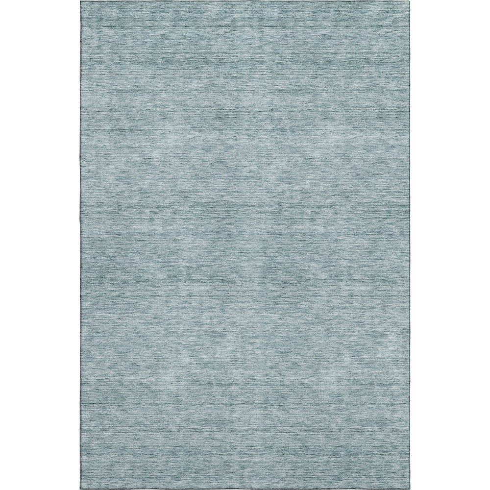 Luxury Washable Indoor/Outdoor Soft Essentials SE1 Blue 9' x 12' Rug. Picture 1