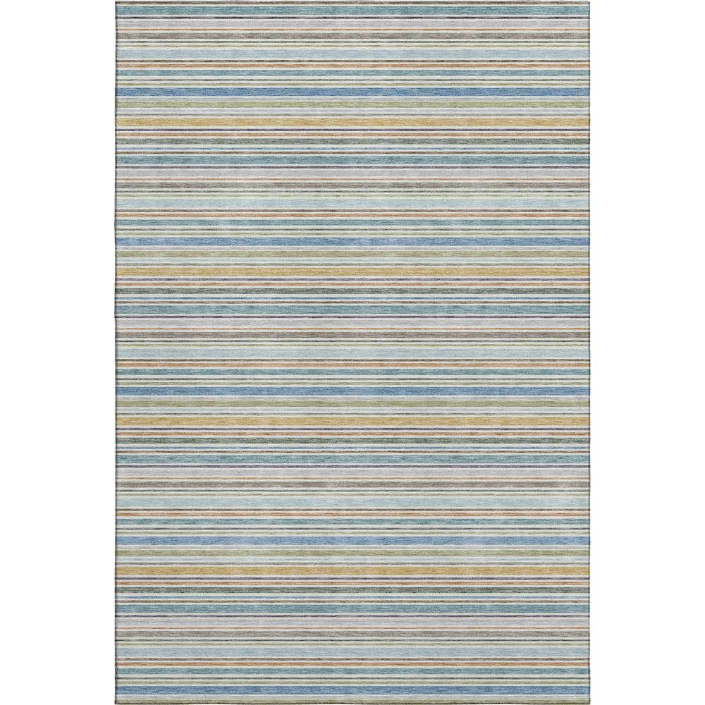 Luxury Washable Indoor/Outdoor Soft Essentials SE2 Multi 9' x 12' Rug. Picture 1