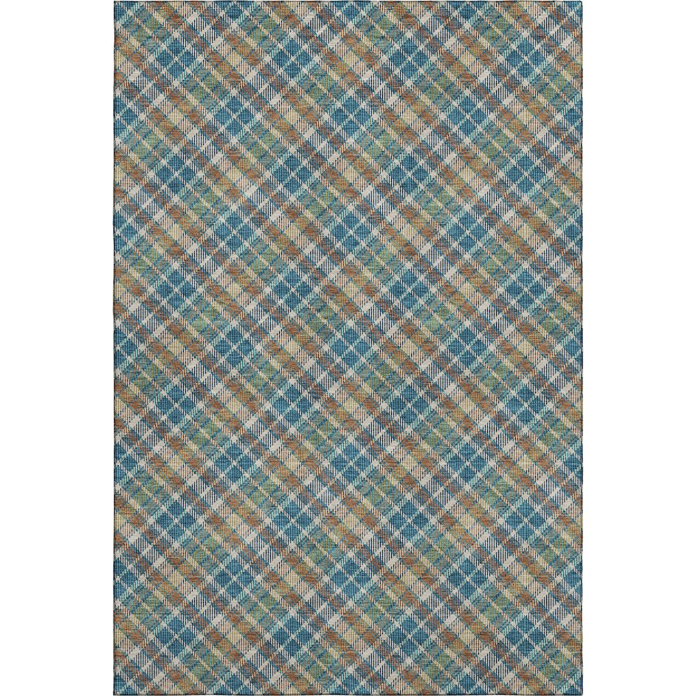 Luxury Washable Indoor/Outdoor Soft Essentials SE3 Multi 9' x 12' Rug. Picture 1
