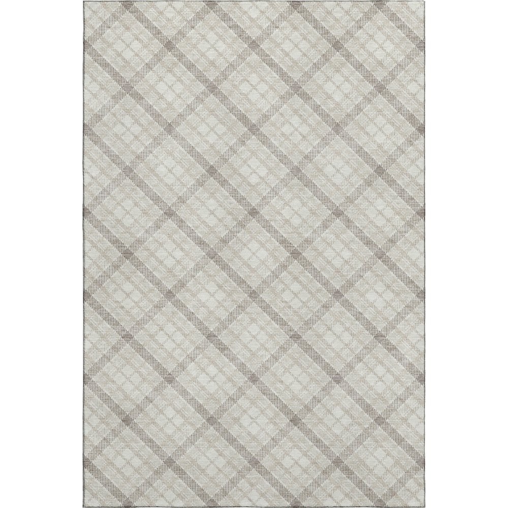 Luxury Washable Indoor/Outdoor Soft Essentials SE3 Ivory 9' x 12' Rug. Picture 1