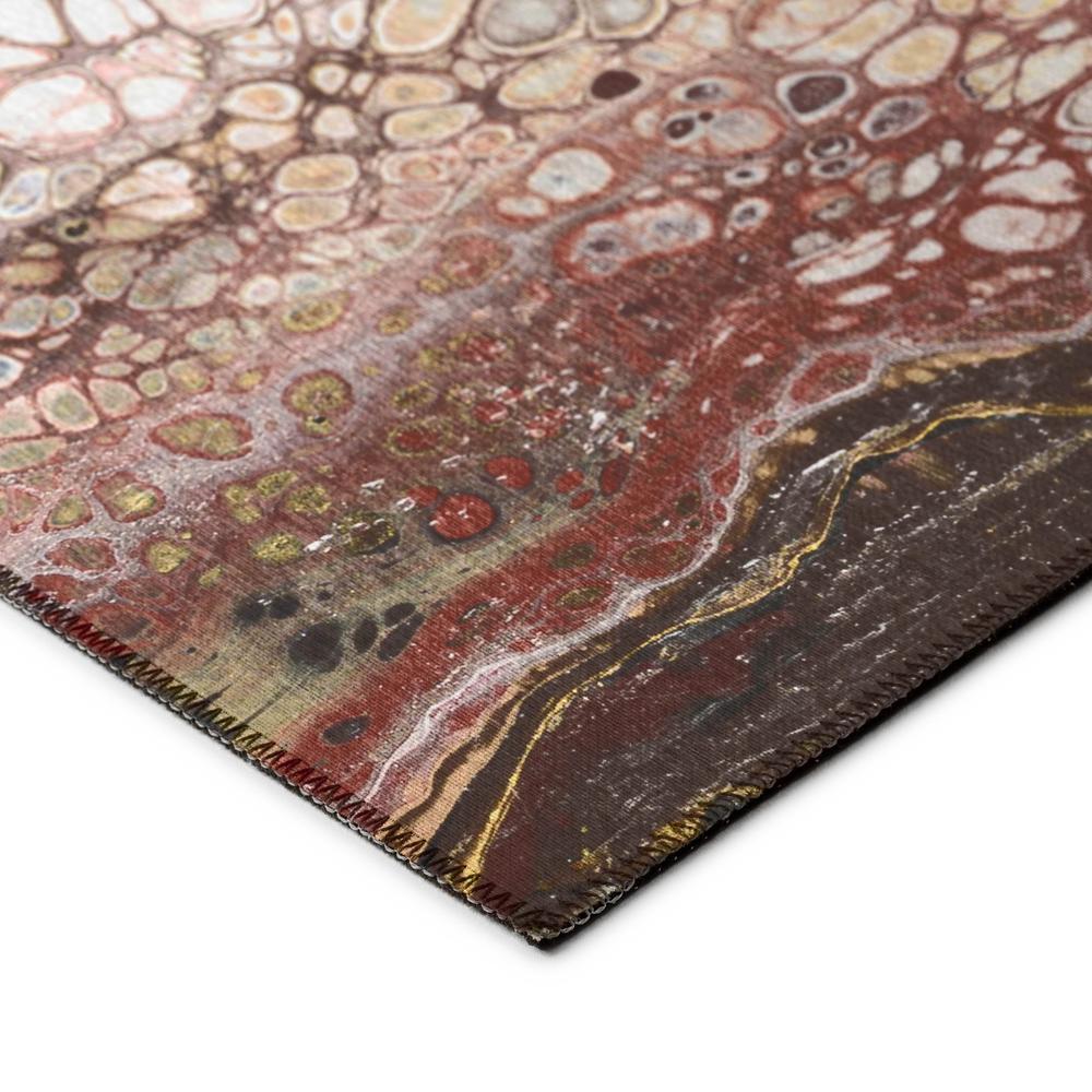 Karina Riverbed Modern Abstract 3' x 5' Area Rug Riverbed AKC45. Picture 3