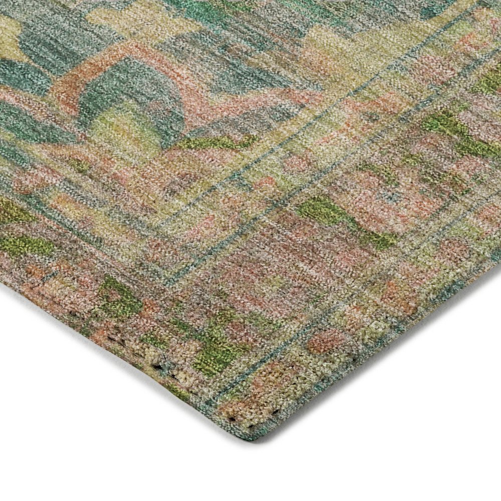 Luxury Washable Indoor/Outdoor Tabrook Blush 5' x 7'6" Rug. Picture 2