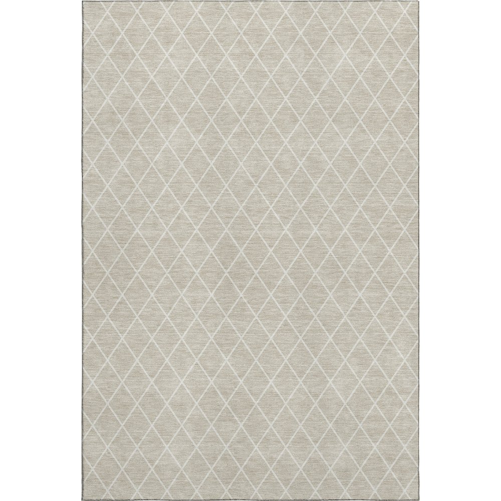 Luxury Washable Indoor/Outdoor The Reserve Beige 9' x 12' Rug. Picture 1