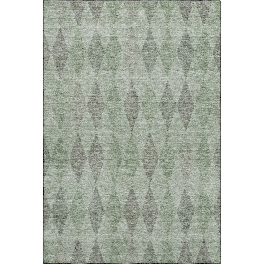 Luxury Washable Indoor/Outdoor The Reserve Fern 9' x 12' Rug. Picture 1