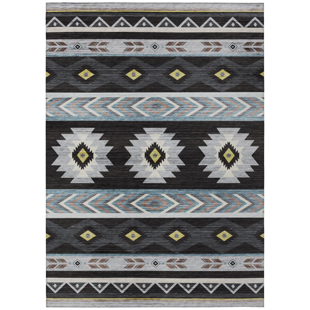 Indoor/Outdoor Sonora ASO33 Midnight Washable 9' x 12' Rug. Picture 1