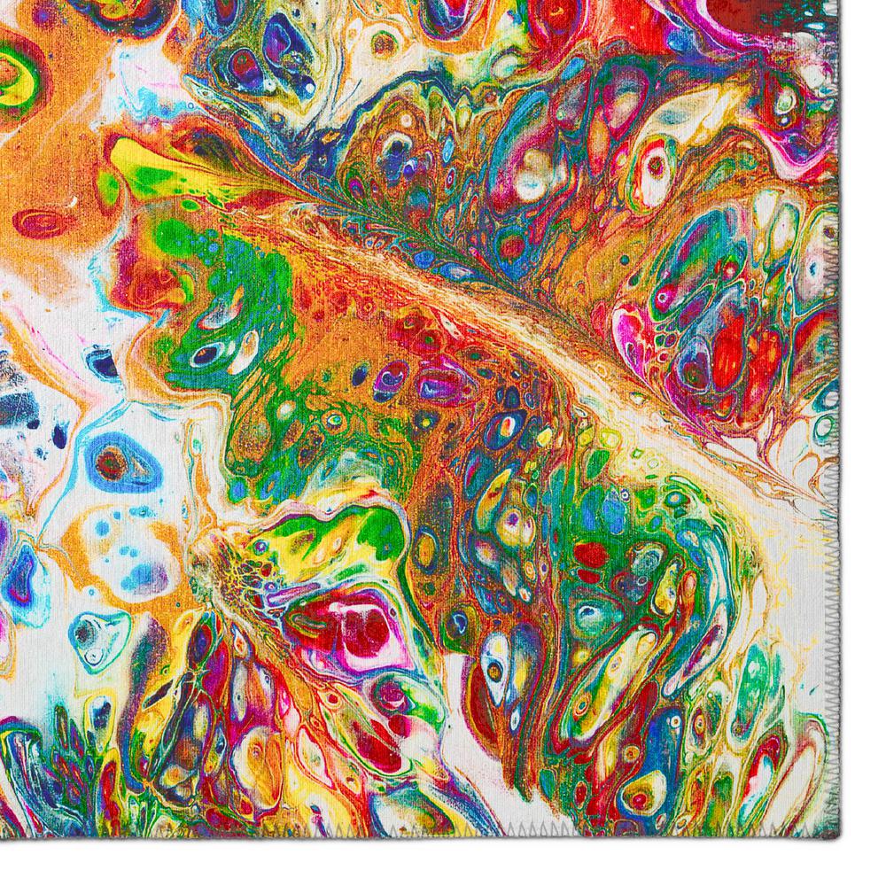 Karina Kaleidoscope Modern Abstract 3' x 5' Area Rug Kaleidoscope AKC31. Picture 2