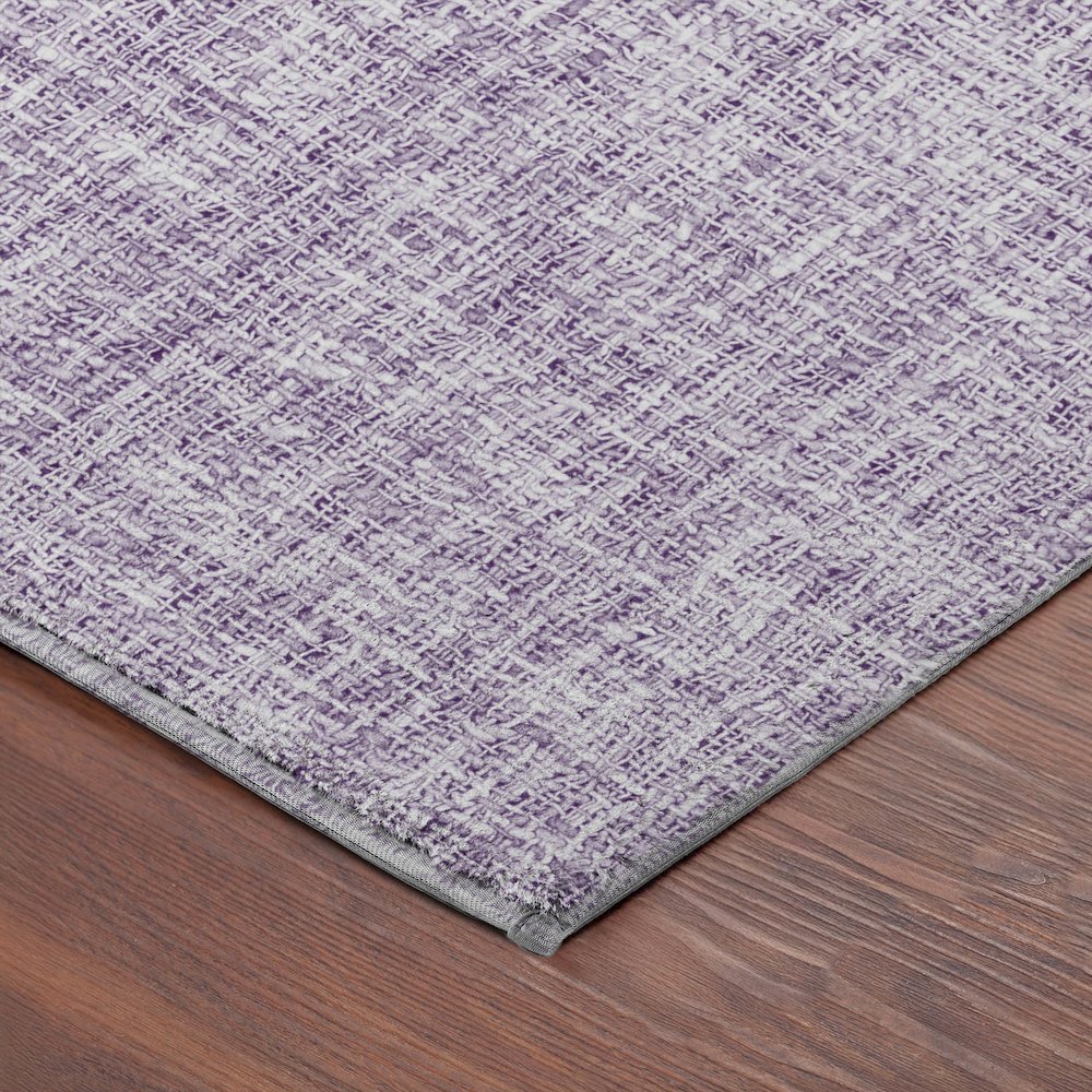 Luxury Washable Voyage VY1 Purple 5' x 7'6" Rug. Picture 2