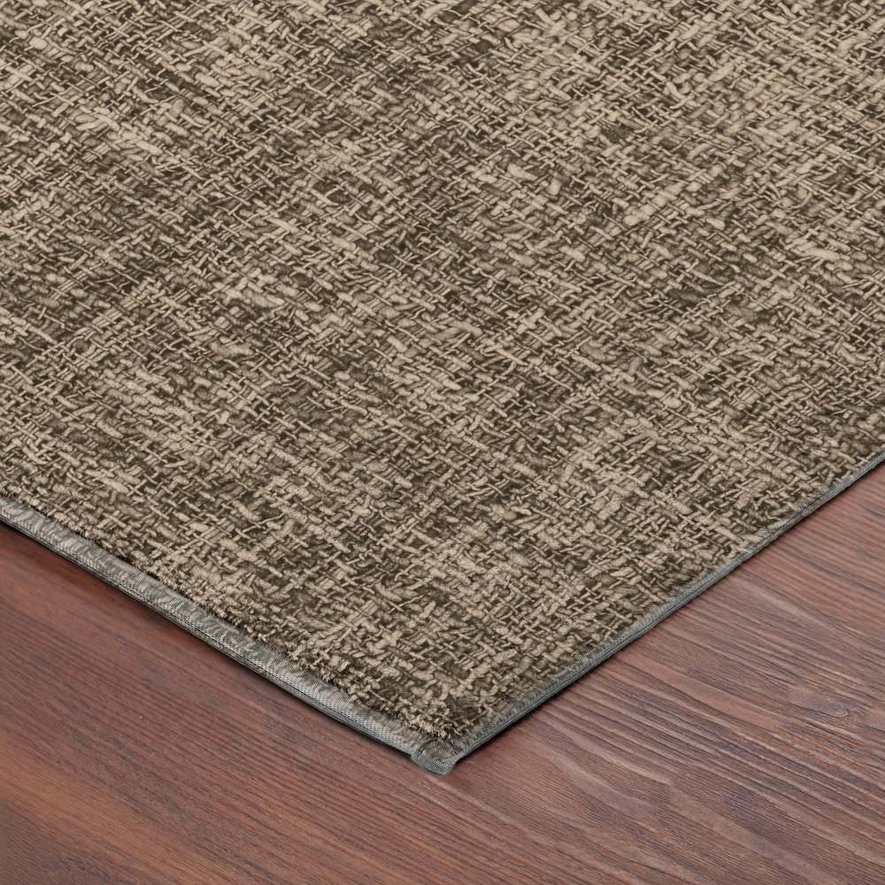 Luxury Washable Voyage VY1 Brown 5' x 7'6" Rug. Picture 2