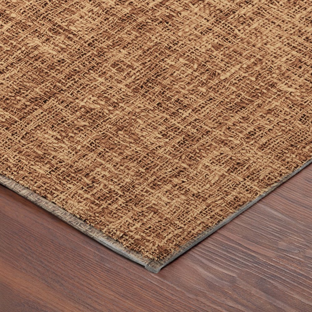 Luxury Washable Voyage VY1 Orange 5' x 7'6" Rug. Picture 2
