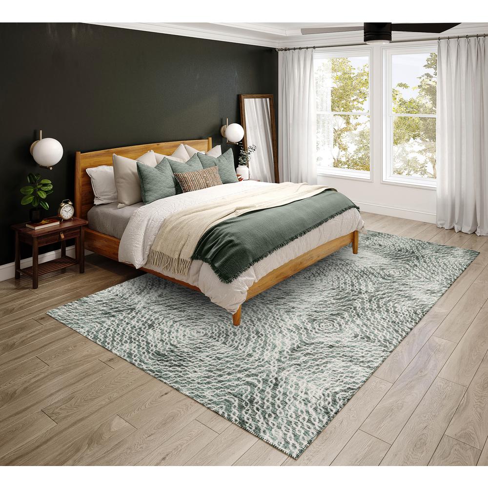 Bravado Ash Transitional Geometric 8' x 10' Area Rug Ash ABV33. Picture 1