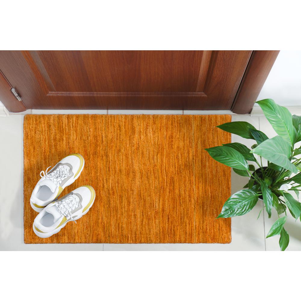 Rafia RF100 Mandarin 2' x 3' Rug. Picture 2