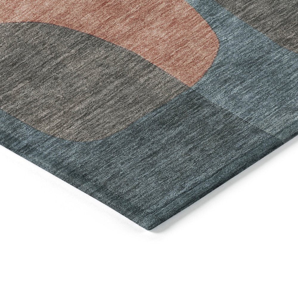 Machine Washable Indoor/Outdoor Chantille Sage 8' x 8' Round Rug. Picture 3
