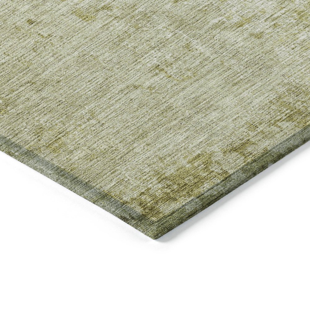 Machine Washable Indoor/Outdoor Chantille Aloe 8' x 8' Round Rug. Picture 3