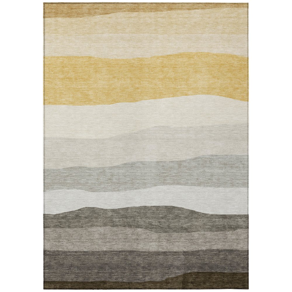 Machine Washable Indoor/Outdoor Chantille ACN2023 Pewter 10' x 14' Rug. Picture 1