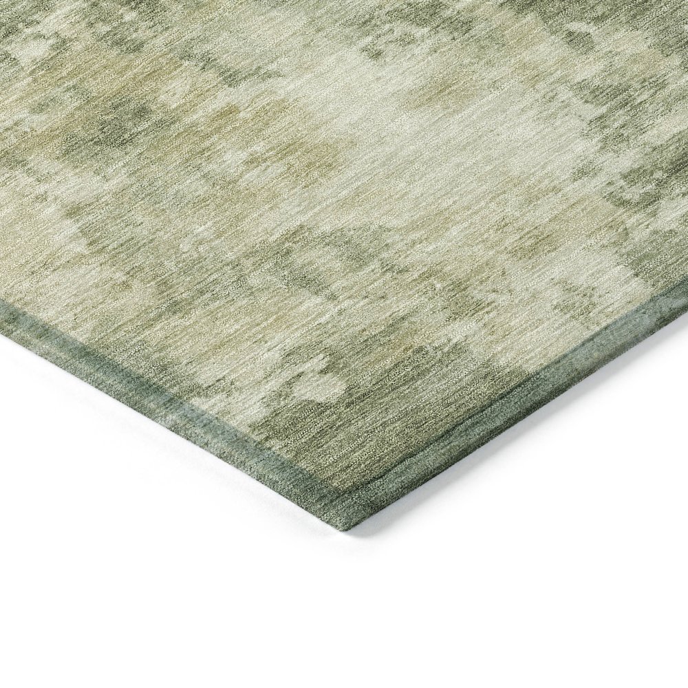 Machine Washable Indoor/Outdoor Chantille ACN2066 Sage 8' x 8' Round Rug. Picture 3