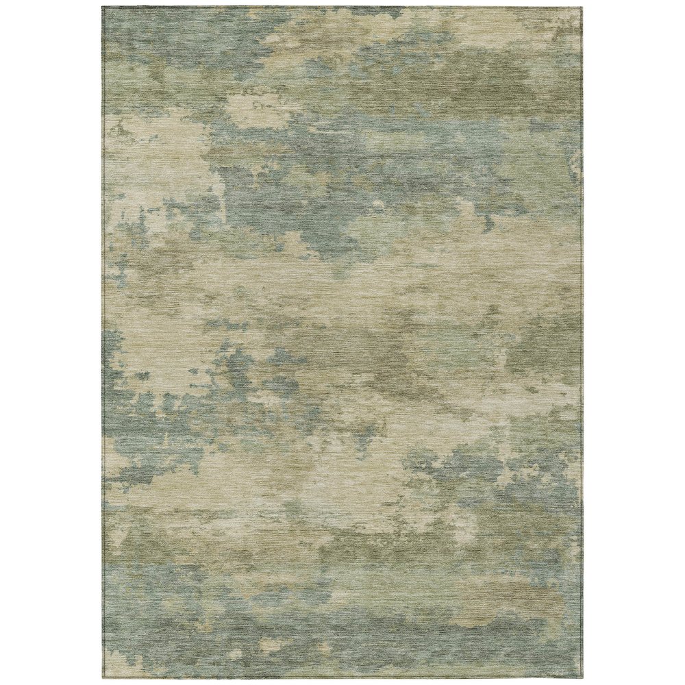 Machine Washable Indoor/Outdoor Chantille ACN2075 Seafoam 10' x 14' Rug. Picture 1