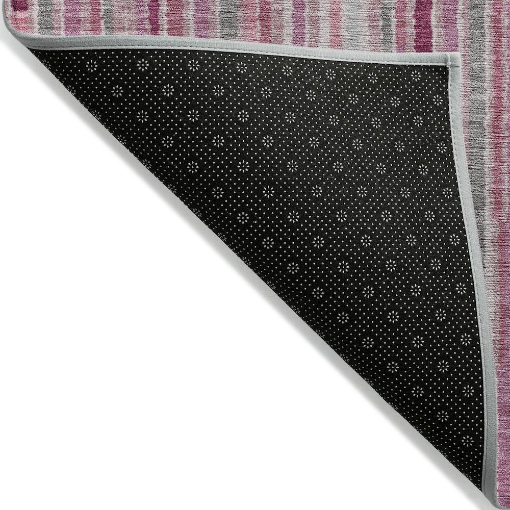 Machine Washable Indoor/Outdoor Chantille ACN2102 Blush 8' x 8' Round Rug. Picture 2