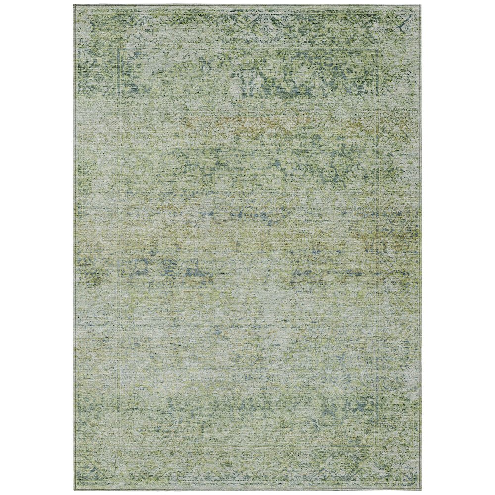 Machine Washable Indoor/Outdoor Chantille ACN2103 Aloe 10' x 14' Rug. Picture 1