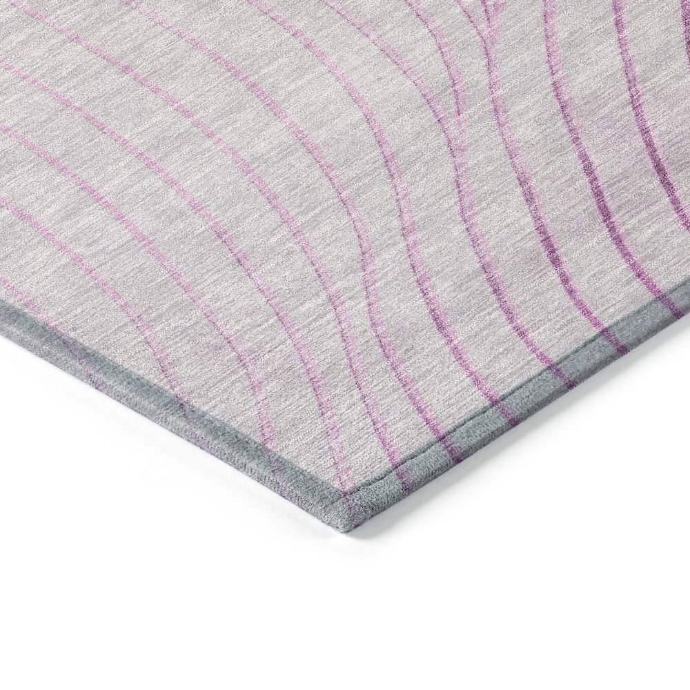 Machine Washable Indoor/Outdoor Chantille ACN2107 Blush 8' x 8' Round Rug. Picture 3