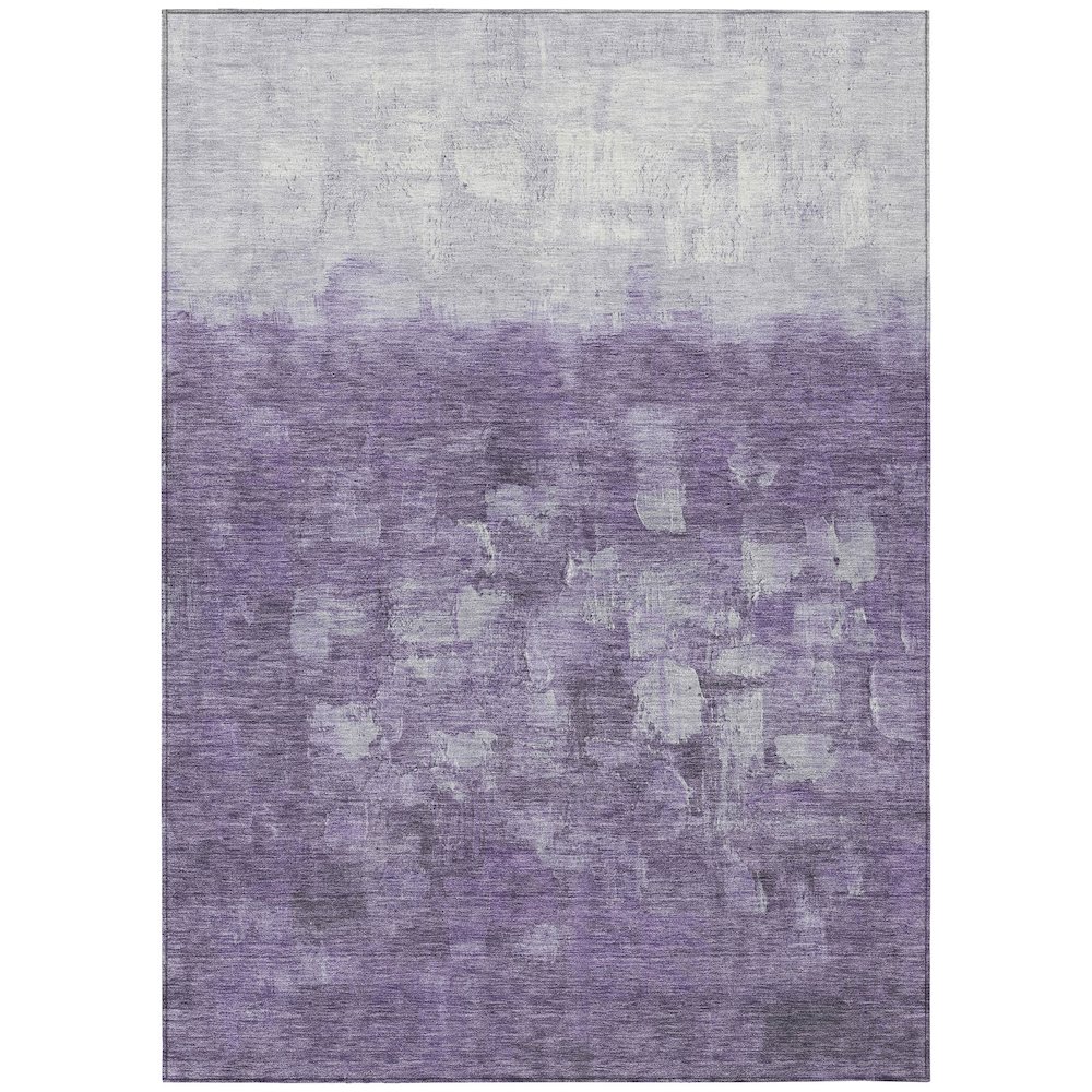 Machine Washable Indoor/Outdoor Chantille ACN2119 Purple 10' x 14' Rug. Picture 1