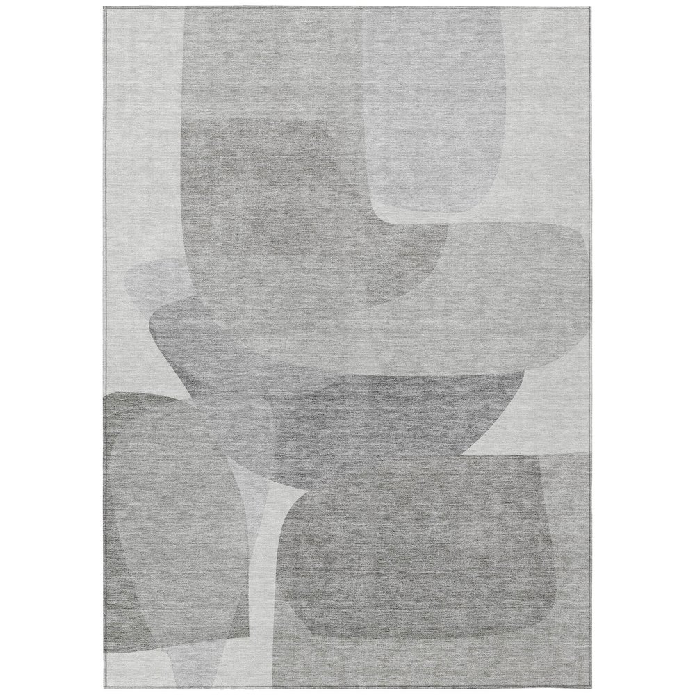 Machine Washable Indoor/Outdoor Chantille ACN2121 Linen 10' x 14' Rug. Picture 1