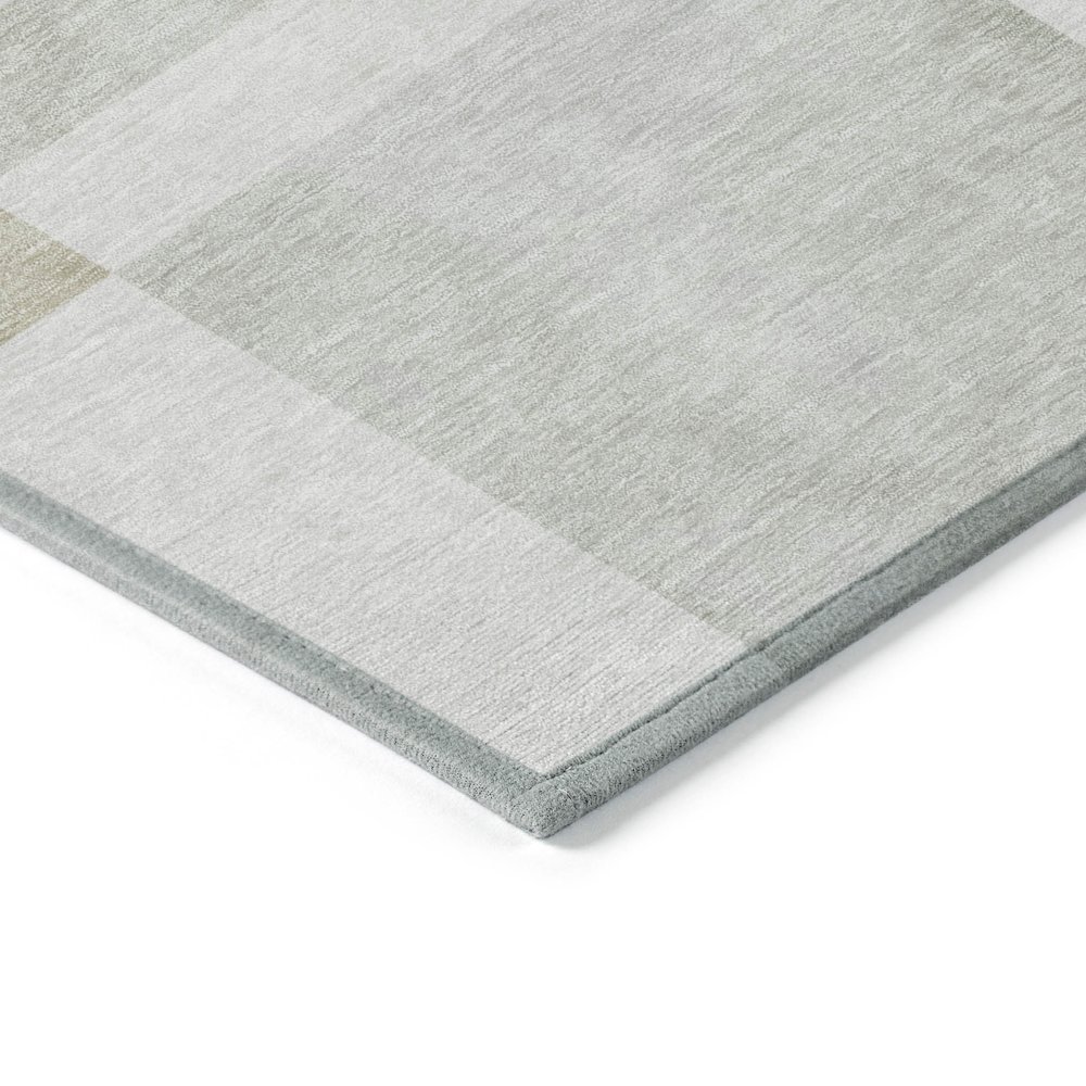 Machine Washable Indoor/Outdoor Chantille ACN2131 Linen 8' x 8' Round Rug. Picture 3
