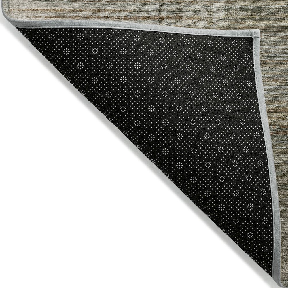 Machine Washable Indoor/Outdoor Chantille ACN2149 Pewter 8' x 8' Round Rug. Picture 2