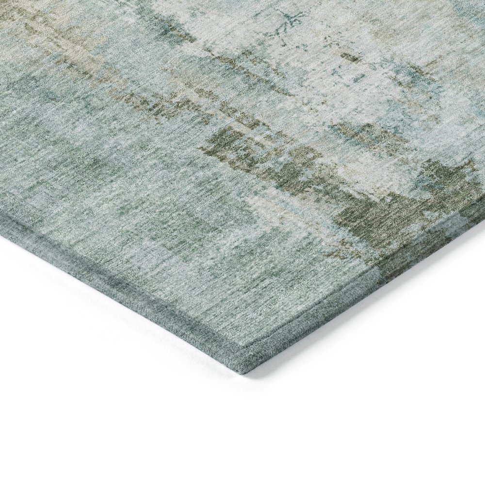 Machine Washable Indoor/Outdoor Chantille ACN2171 Sage 8' x 8' Round Rug. Picture 3