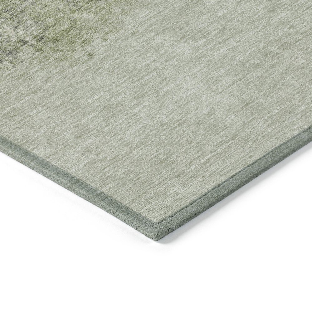 Machine Washable Indoor/Outdoor Chantille ACN2214 Aloe 8' x 8' Round Rug. Picture 3