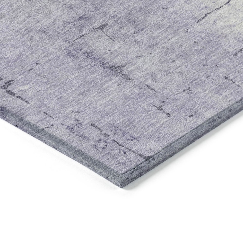Machine Washable Indoor/Outdoor Chantille ACN2215 Lavender 8' x 8' Round Rug. Picture 3
