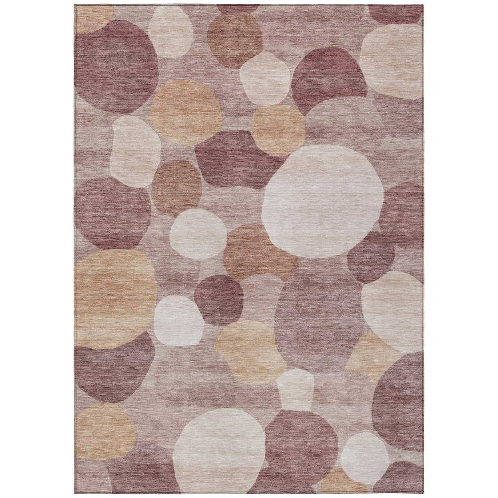Machine Washable Indoor/Outdoor Chantille ACN2375 Pink 10' x 14' Rug. Picture 1