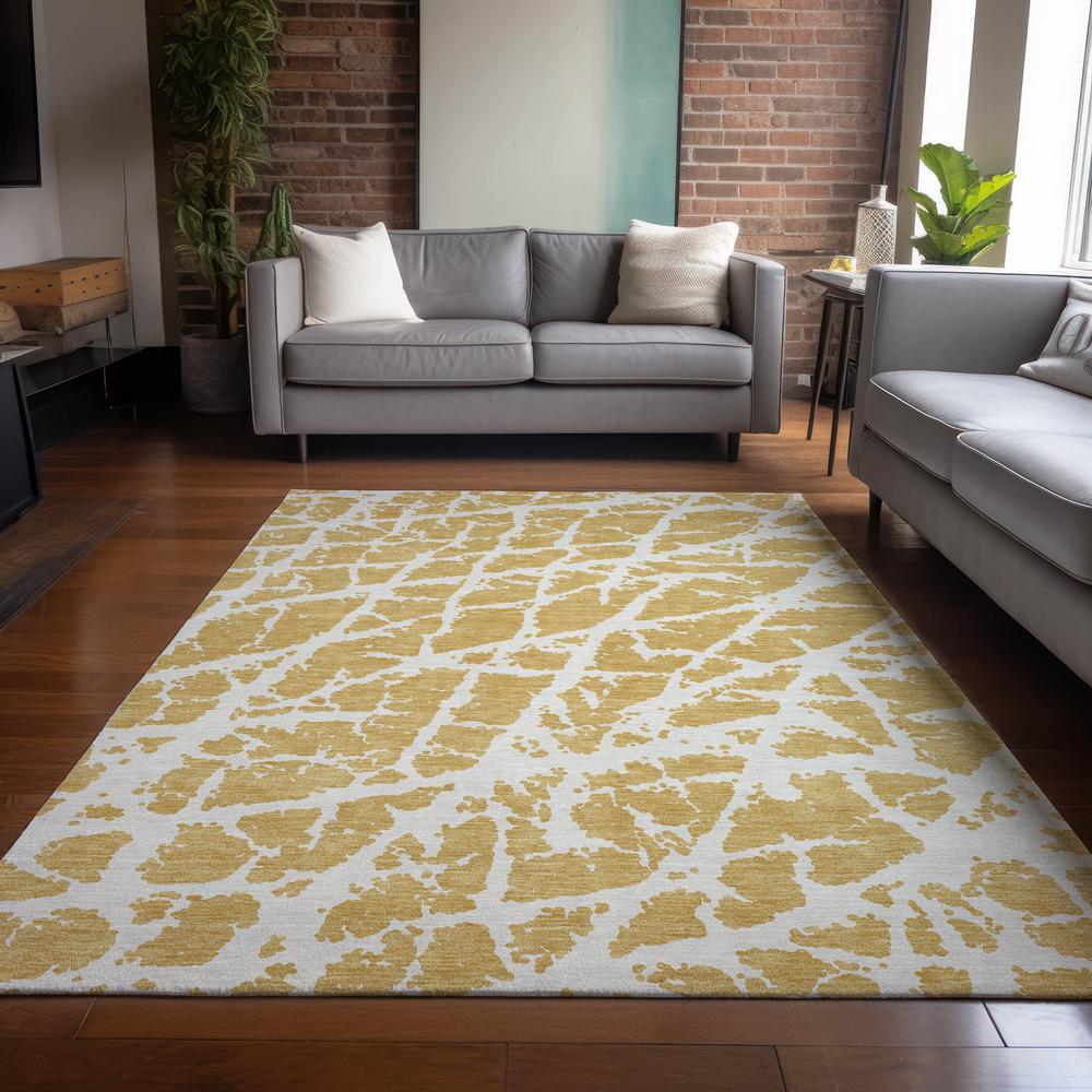 Chantille ACN501 Gold 10' x 14' Rug. Picture 6