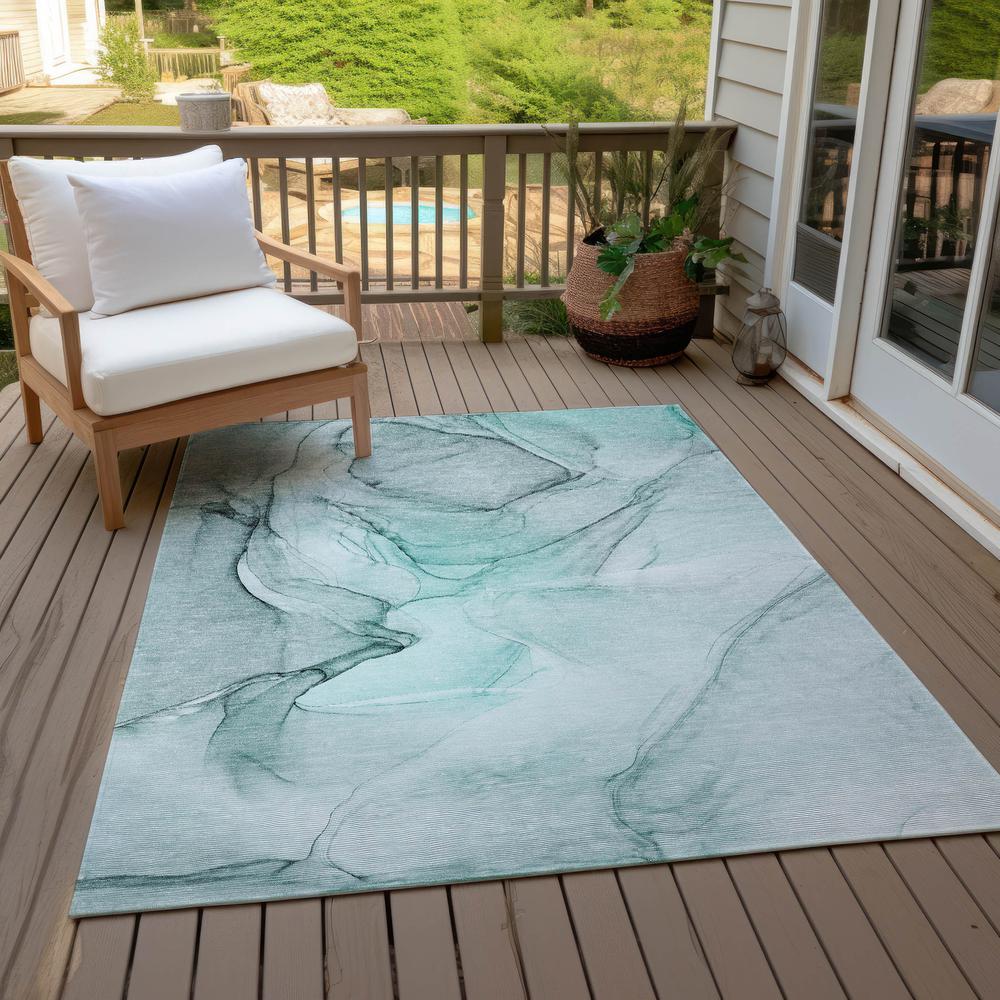 Chantille ACN502 Teal 10' x 14' Rug. Picture 10