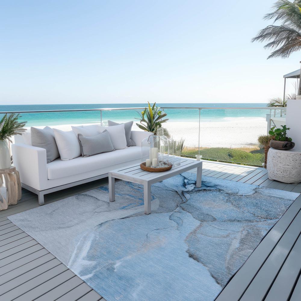 Chantille ACN506 Blue 10' x 14' Rug. Picture 9