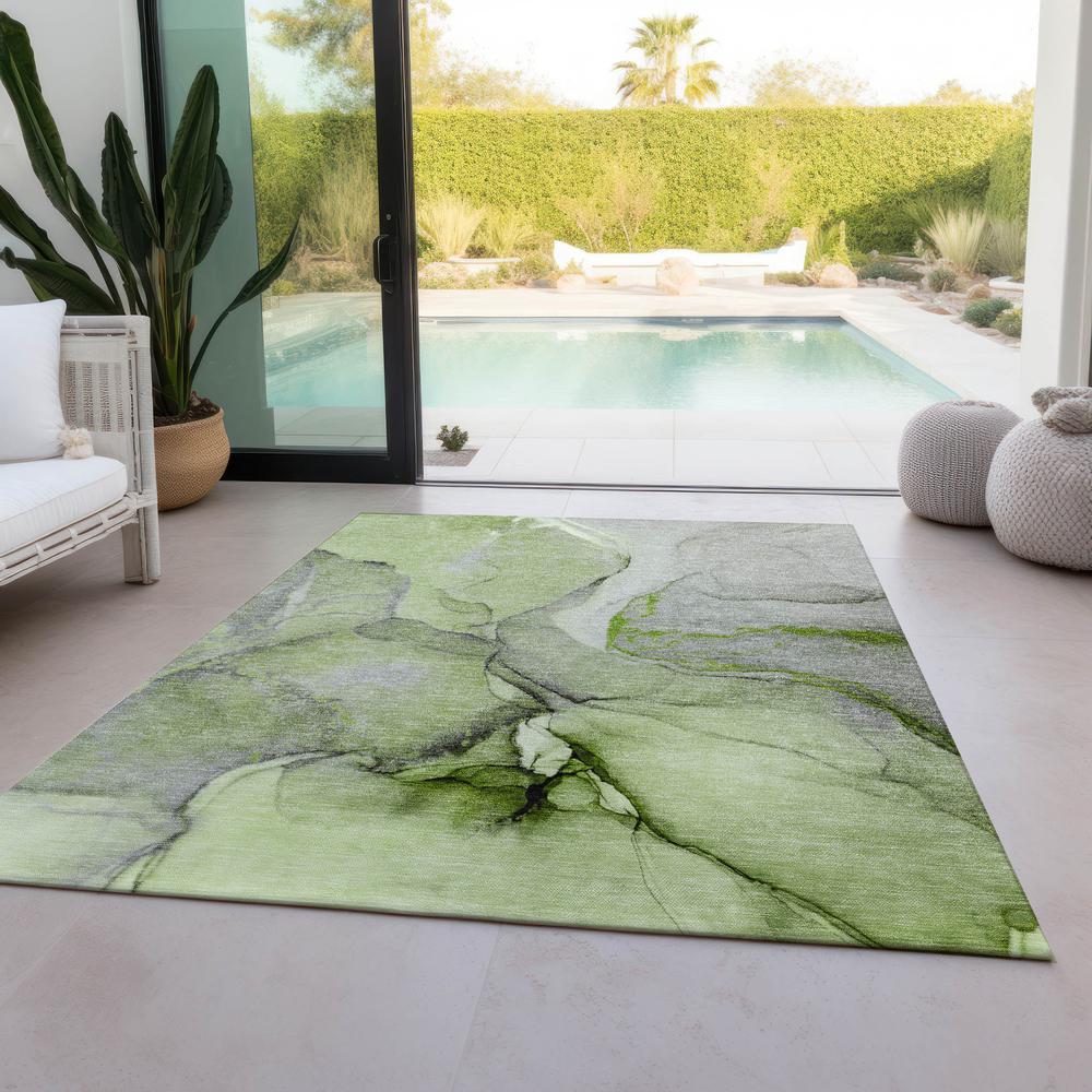 Chantille ACN506 Green 10' x 14' Rug. Picture 7