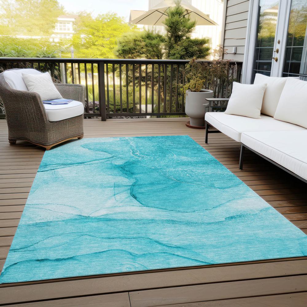 Chantille ACN507 Teal 10' x 14' Rug. Picture 8