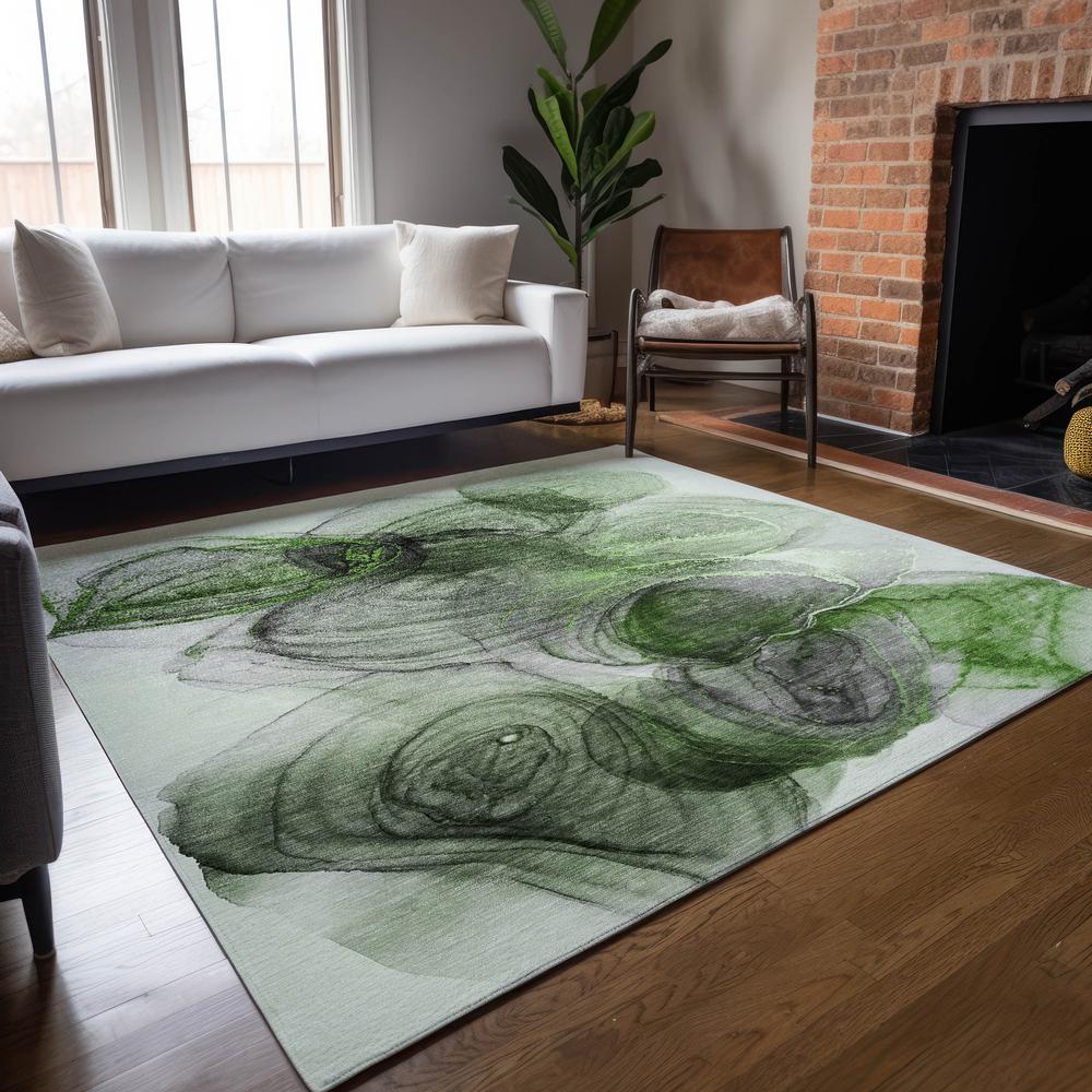 Chantille ACN513 Green 10' x 14' Rug. Picture 7