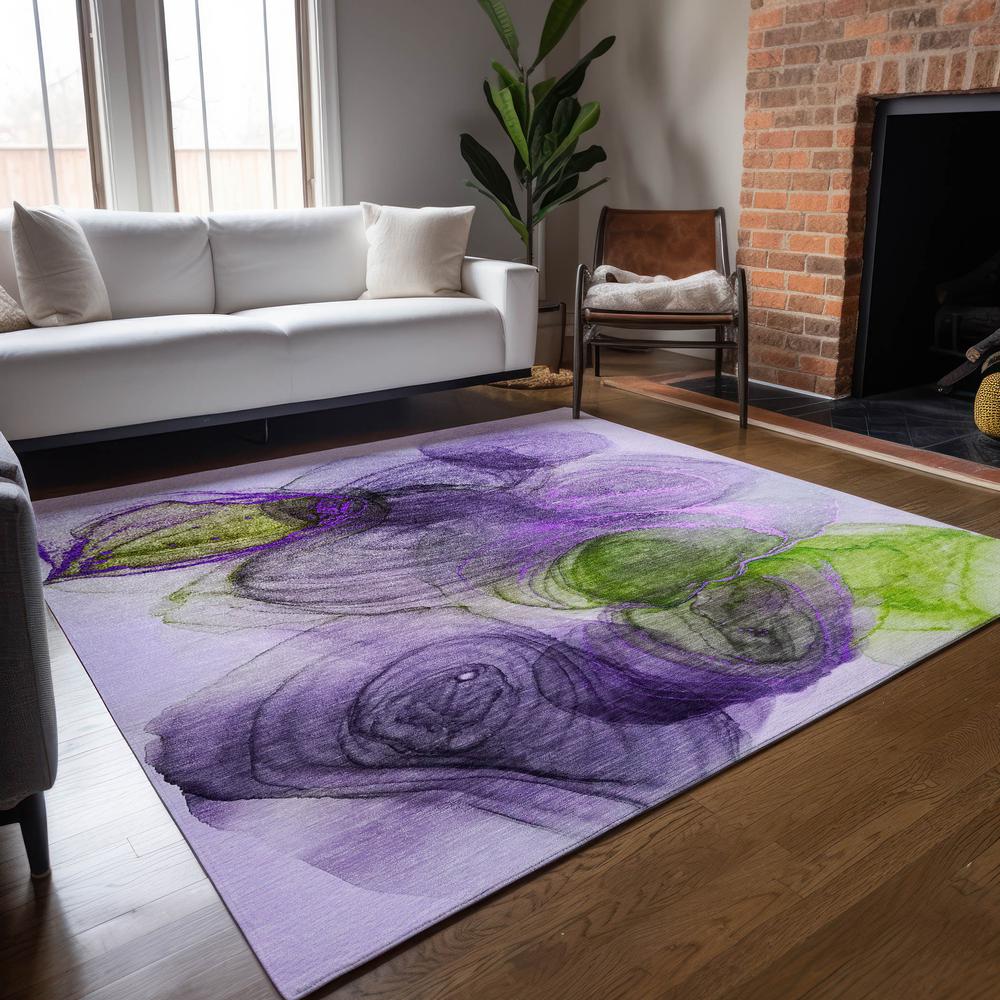 Chantille ACN513 Purple 10' x 14' Rug. Picture 7